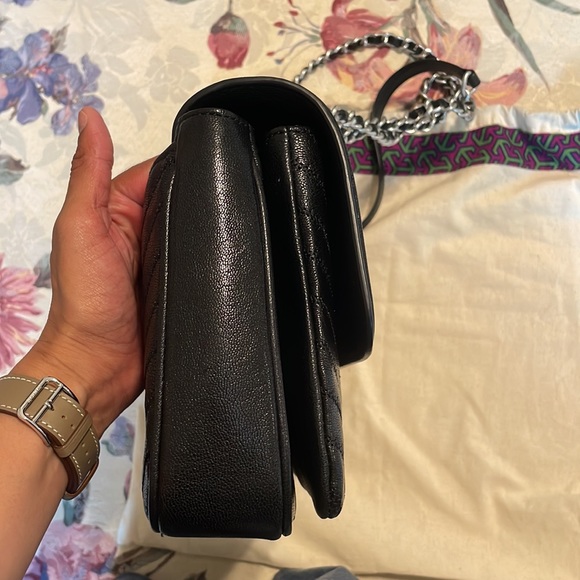 Tory Burch Glossy Goatskin Chain Bag - Picture 4 of 13